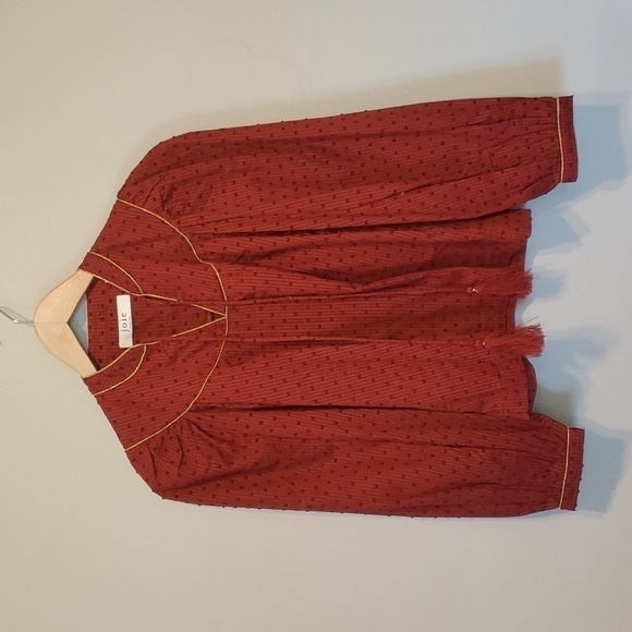 NWT Joie Womens Keena Fil Caupe Comfort Blouse Top sz XXS - Picture 4 of 10